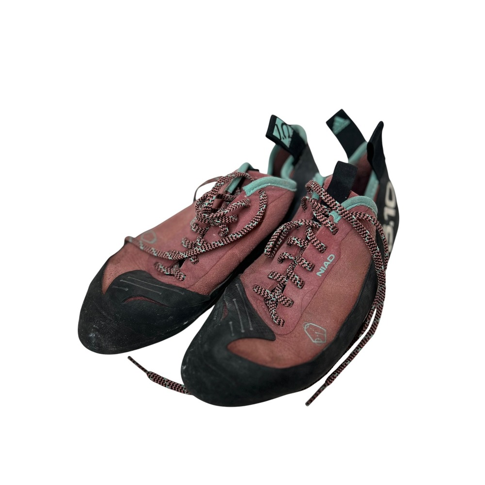 Five Ten NIAD Lace Climbing Shoes Mens 9 Womens 10 Mesa Black FW2874 EUC *READ*